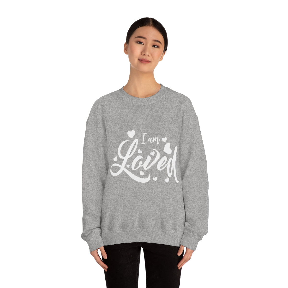 Affirmation Feminist Pro Choice Sweatshirt Unisex  Size – I am Loved Printify