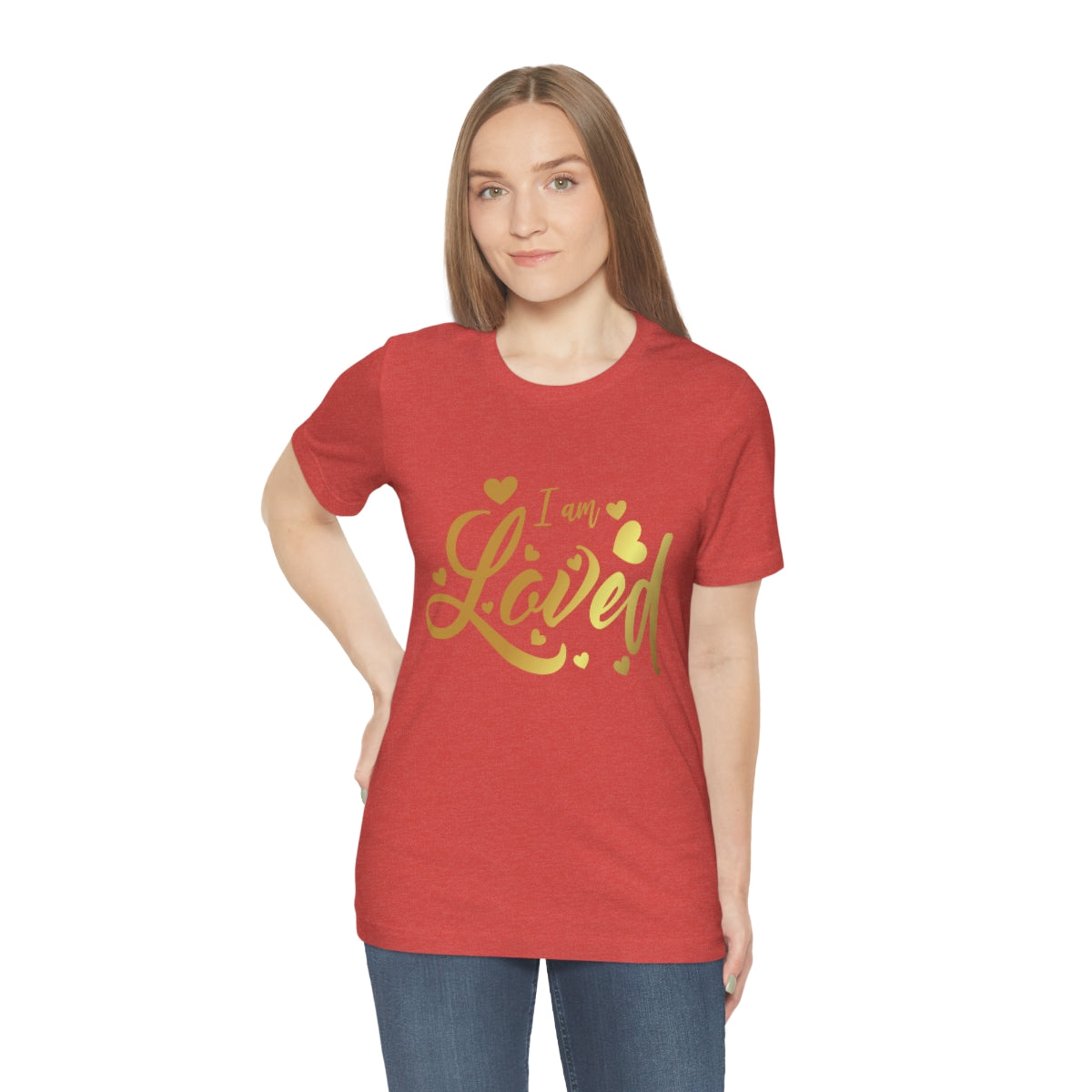 Affirmation Feminist Pro Choice T-Shirt Unisex Size, I am Loved Printify