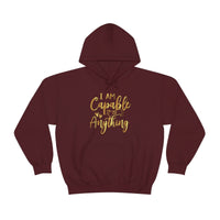 Thumbnail for Affirmation Feminist Pro Choice Unisex Hoodie - I Am Capable Of Anything Printify