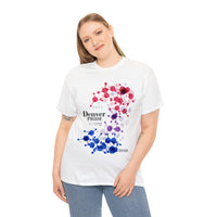 Thumbnail for SHAVA CO Bisexual Flag 2023 Pride, Denver Unisex Heavy Cotton Tee - My Rainbow Is In My DNA Printify