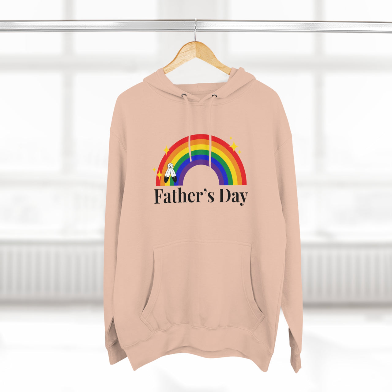 Two Spirit Pride Flag Unisex Premium Pullover Hoodie - Father's Day Printify