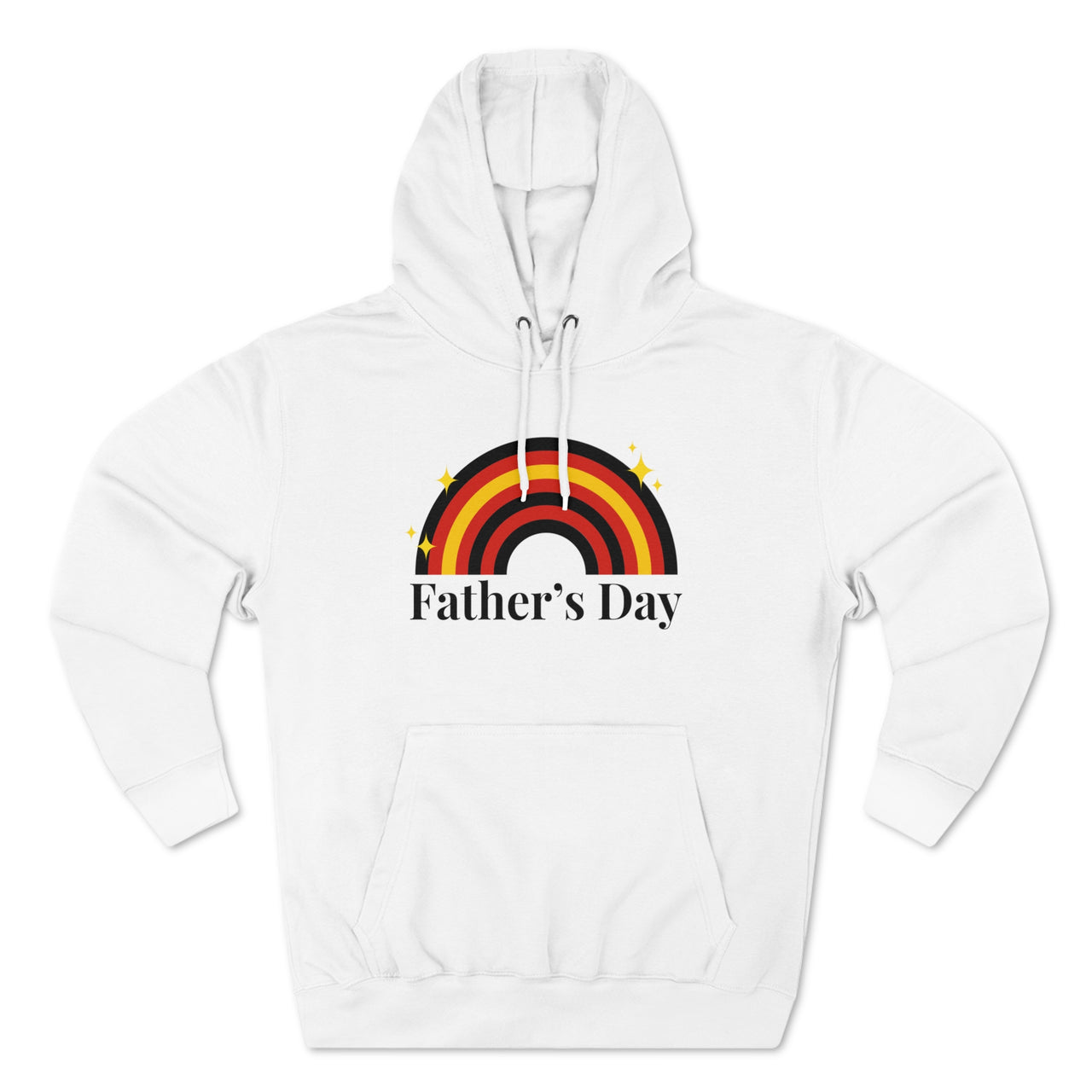 Rubber Pride Flag Unisex Premium Pullover Hoodie - Father's Day Printify