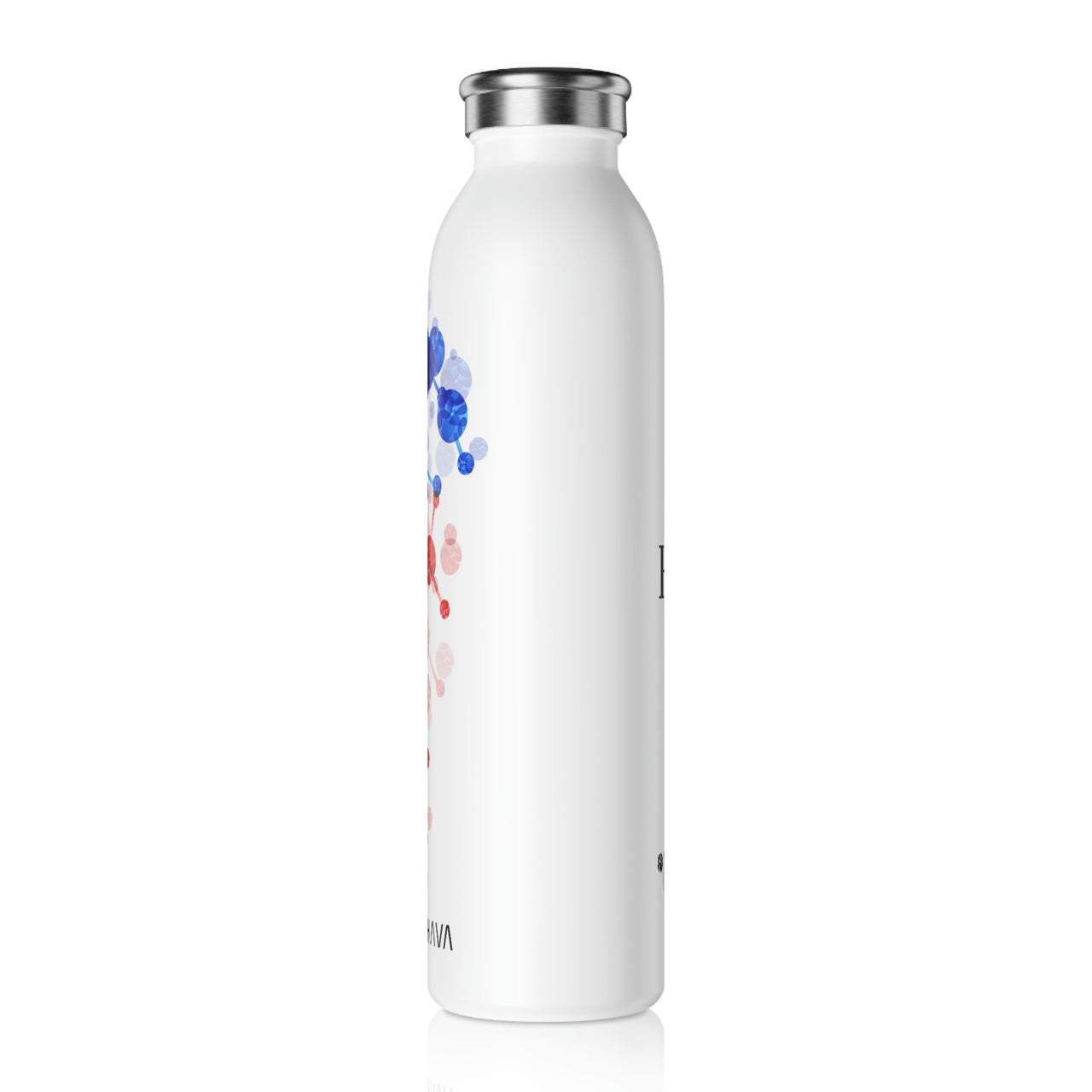 Polyamory Flag Slim Water Bottle Houston Pride - My Rainbow is In My DNA SHAVA CO