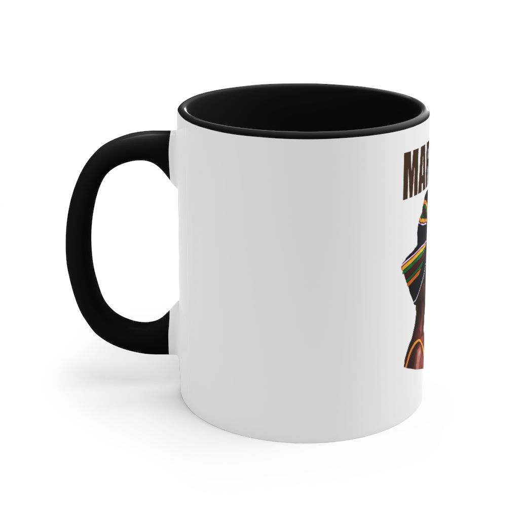 VCC Home & Livings-Mugs / Black Accent Mug / Natural  Wombman Printify