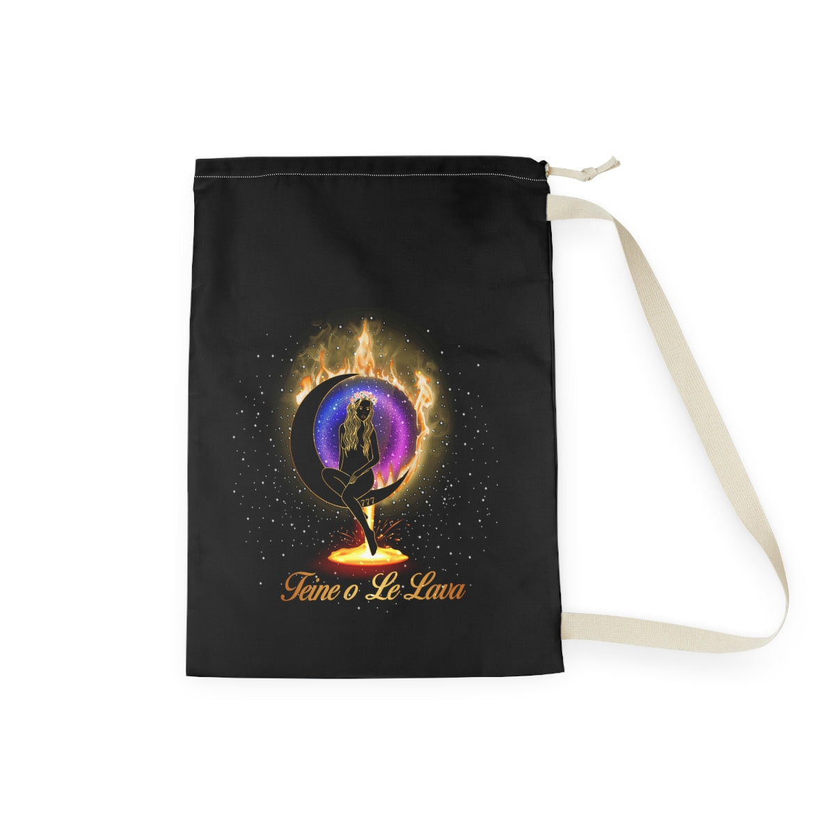 Yoga Spiritual Meditation Laundry Bag -  Luck 777 Angel Number Printify