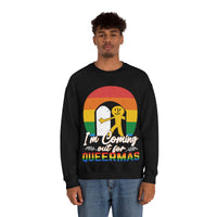 Thumbnail for Unisex Christmas LGBTQ Heavy Blend Crewneck Sweatshirt - I’M Coming Out For Queermas Printify