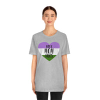 Thumbnail for Genderqueer Pride Flag Mother's Day Unisex Short Sleeve Tee - Free Mom Hugs SHAVA CO