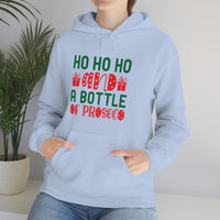 Thumbnail for Merry Christmas Hoodie Unisex Custom Hoodie , Hooded Sweatshirt ,Ho Ho Ho and a Bottle of Proseco Printify