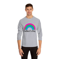 Thumbnail for Polysexual Pride Flag Unisex Classic Long Sleeve Shirt - Father's Day Printify