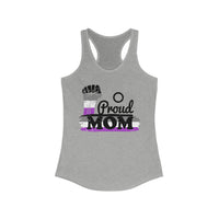 Thumbnail for Asexual Pride Flag Mother's Day Ideal Racerback Tank - Proud Mom SHAVA CO