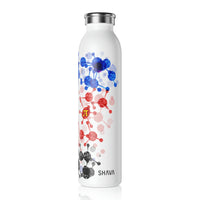 Thumbnail for Polyamory Flag Slim Water Bottle D.C. Pride - My Rainbow is In My DNA SHAVA CO