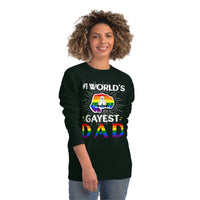 Thumbnail for Two Spirit Pride Flag Sweatshirt Unisex Size - #1 World's Gayest Dad Printify