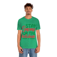 Thumbnail for Classic Unisex Christmas T-shirt - Stay Gnome For The Holidays Printify