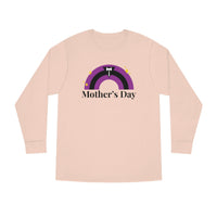 Thumbnail for Labrys Lesbian Flag Long Sleeve Crewneck Tee - Mothers Day Printify