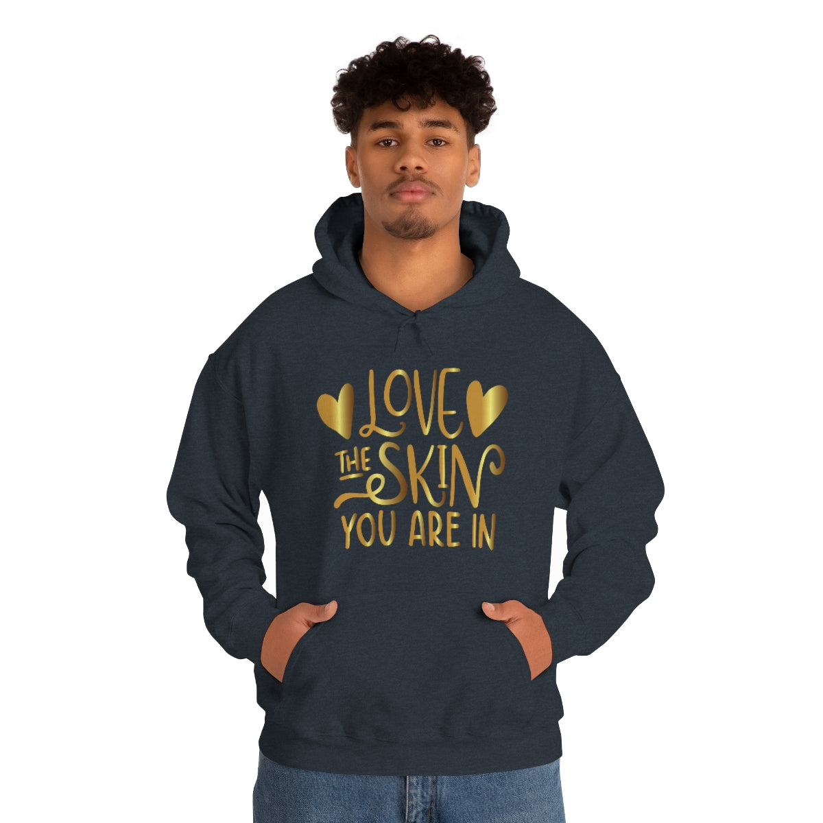 Affirmation Feminist Pro Choice Unisex Hoodie - Love The Skin You Are In Printify