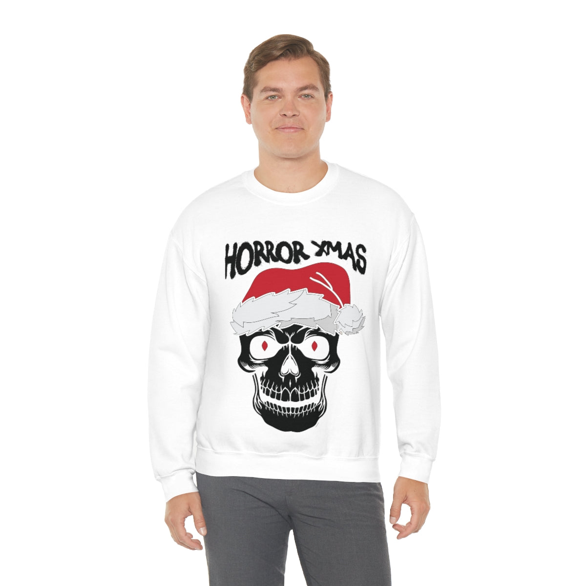 Merry Christmas Unisex Sweatshirts , Sweatshirt , Women Sweatshirt , Men Sweatshirt ,Crewneck Sweatshirt, Horror Xmas Printify