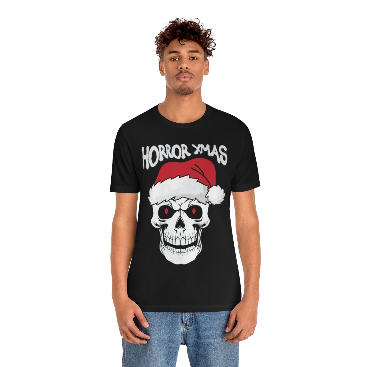 Classic Unisex Christmas T-shirt - Horror Xmas Printify