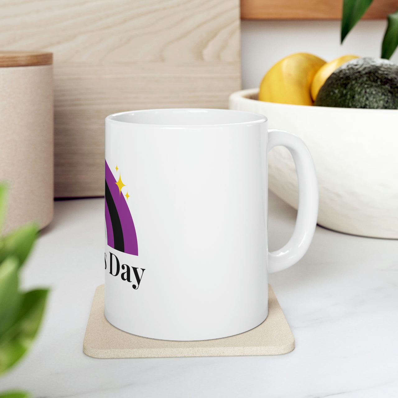 Labrys Lesbian Flag Ceramic Mug  - Mother's Day Printify