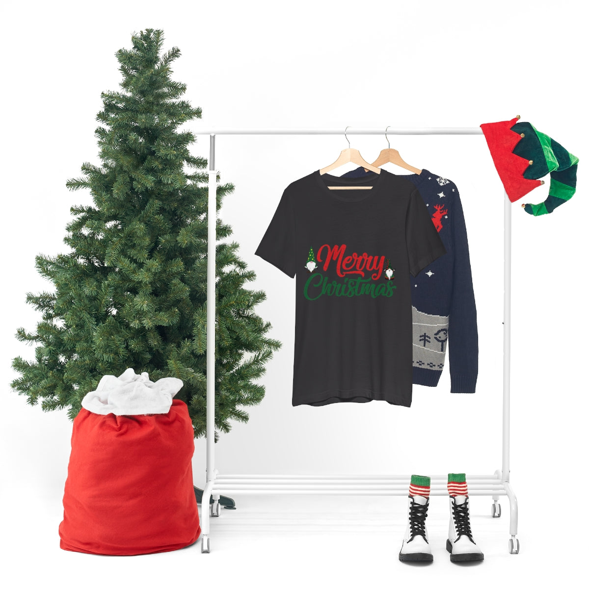 Classic Unisex Christmas T-shirt - Merry Christmas Printify