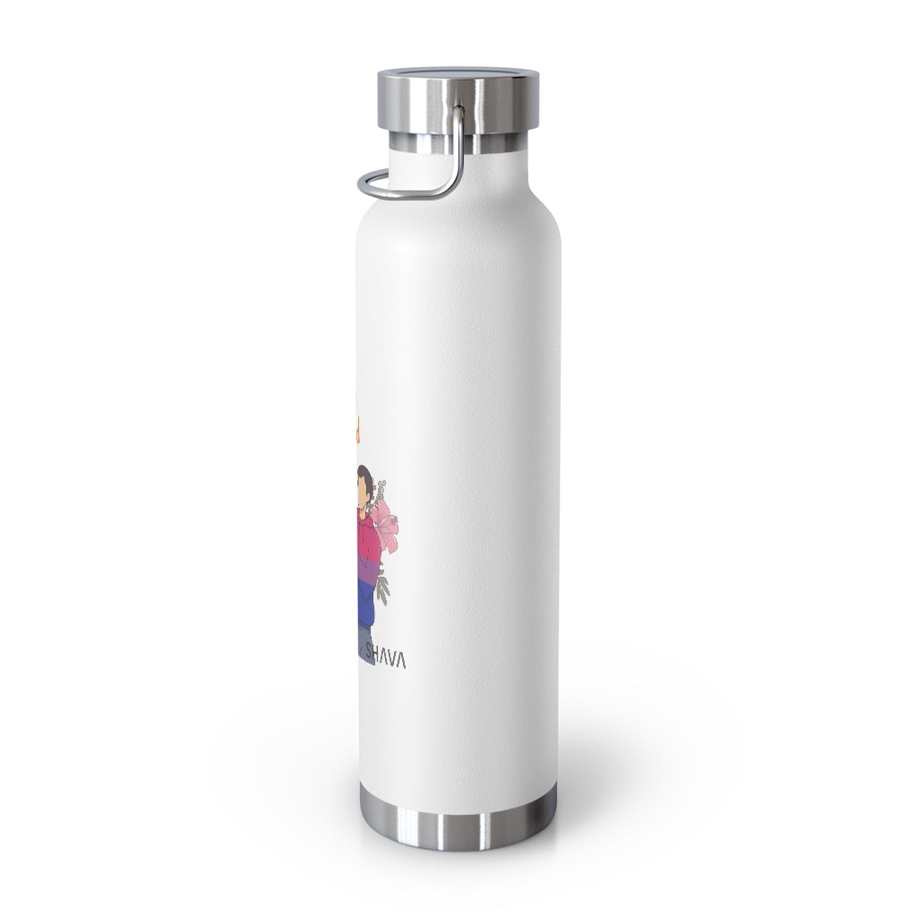 Affirmation Feminist pro choice Copper Vacuum insulated bottle 22oz -  I am Loved (Gay and Bisexual) Printify