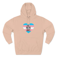 Thumbnail for Transgender Flag Mother's Day Unisex Premium Pullover Hoodie - Free Mom Hug Printify