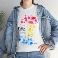 Thumbnail for SHAVA CO Pansexual Flag 2023 Pride, Philly Unisex Heavy Cotton Tee - My Rainbow Is In My DNA Printify