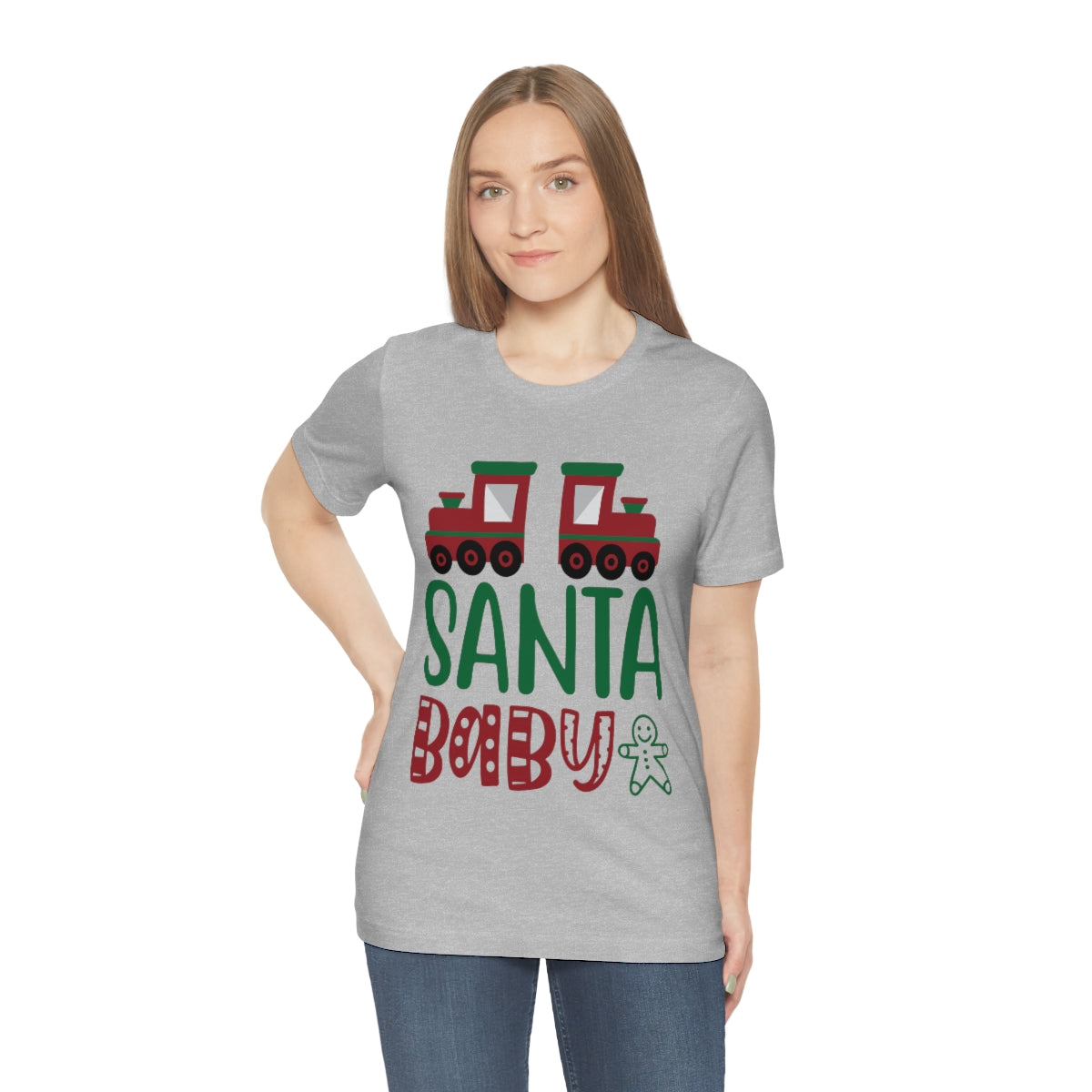 Classic Unisex Christmas T-shirt - Santa Baby Printify