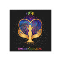 Thumbnail for Yoga Spiritual Meditation Square Magnet - Reflection 666 Angel Number Printify
