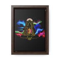 Thumbnail for Yoga Spiritual Meditation Canvas Print With Vertical Frame - Balance 888 Angel Number Printify