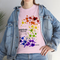 Thumbnail for SHAVA CO Rainbow Flag 2023 Pride, Houston  Unisex Heavy Cotton Tee - My Rainbow Is In My DNA Printify