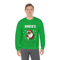 Thumbnail for Christmas Unisex Sweatshirts , Sweatshirt , Women Sweatshirt , Men Sweatshirt ,Crewneck Sweatshirt, SANTA’S FAVORITE Nibling Printify