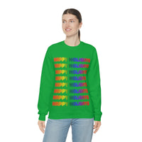 Thumbnail for Unisex Christmas LGBTQ Heavy Blend Crewneck Sweatshirt - Happy Holigays Printify