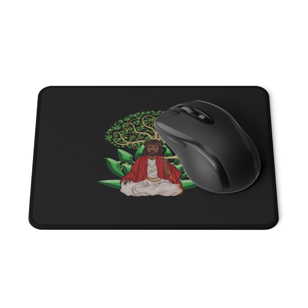 KCC Accessories Mouse Pads /Non-Slip Mouse Pads/ Black Jesus Printify