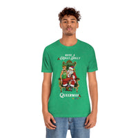 Thumbnail for Classic Unisex Christmas LGBTQ Holigays T-Shirt - HollyJolly (White) Printify