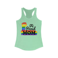 Thumbnail for Lgbtq Pride Flag Mother's Day Ideal Racerback Tank - Proud Mom SHAVA CO