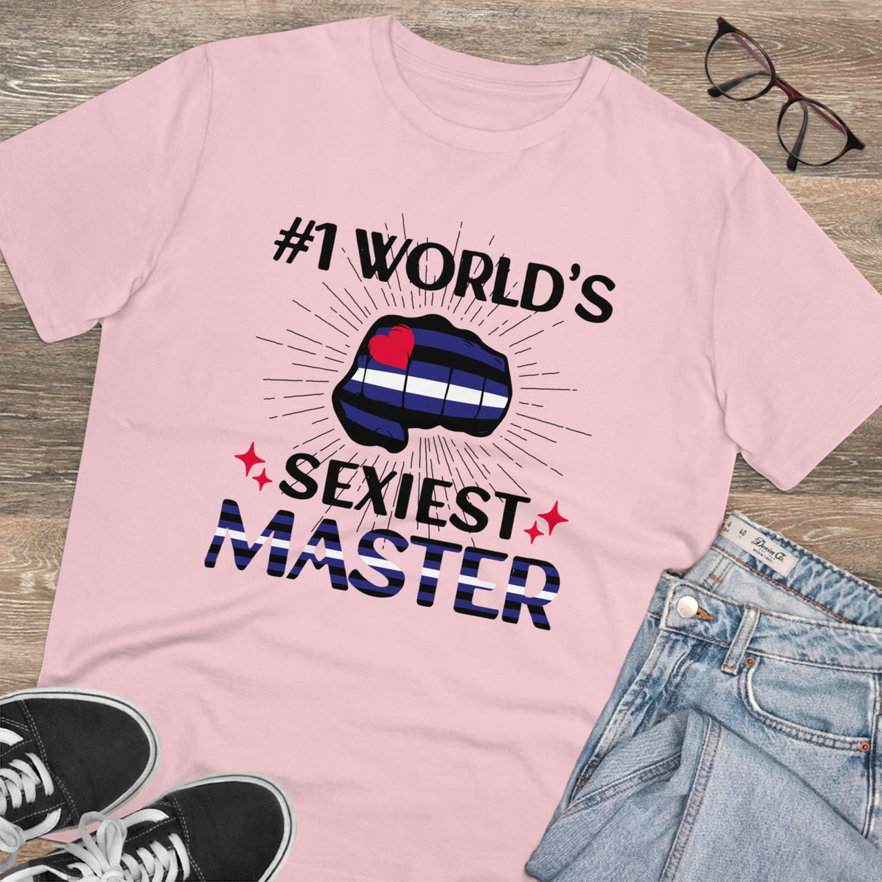 Leather Pride Flag T-shirt Unisex Size - #1 Word's Sexiest Master Printify