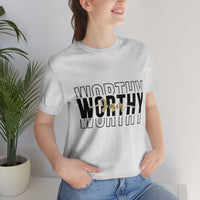 Thumbnail for Affirmation Feminist Pro Choice T-Shirt Unisex Size, I am a Worthy Printify