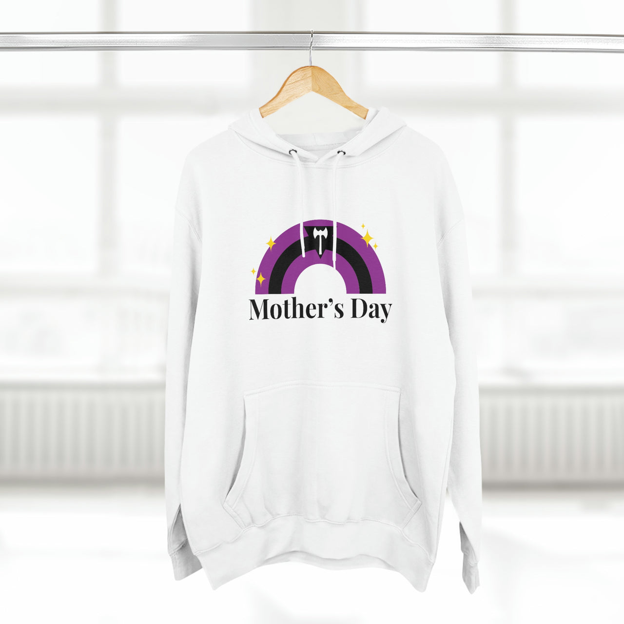 Labrys Lesbian Flag Mother's Day Unisex Premium Pullover Hoodie - Mother's Day Printify