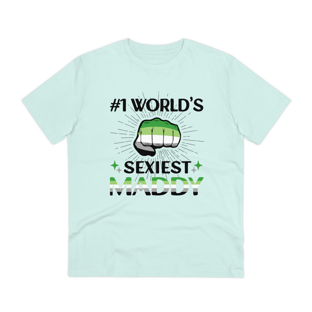 Aromantic Pride Flag T-shirt Unisex Size - #1 Word's Sexiest Maddy Printify
