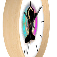 Thumbnail for Yoga Spiritual Meditation Wall clock - Alignment 222 Angel Number Printify