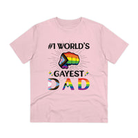 Thumbnail for Progress Pride Flag T-shirt Unisex Size - #1 Word's Sexiest Dad Printify