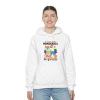 Thumbnail for Unisex Christmas LGBTQ Heavy Blend Hoodie - It’s The Most Wonderful Time To Be Queer Printify