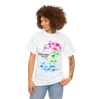 Thumbnail for SHAVA CO Polysexual Flag 2023 Pride, Chicago Unisex Heavy Cotton Tee - My Rainbow Is In My DNA Printify