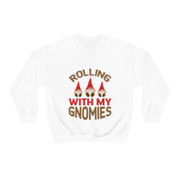 Thumbnail for Merry Christmas Unisex Sweatshirts , Sweatshirt , Women Sweatshirt , Men Sweatshirt ,Crewneck Sweatshirt, Rolling with my Gnomies Printify