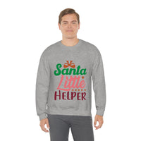 Thumbnail for Merry Christmas Unisex Sweatshirts , Sweatshirt , Women Sweatshirt , Men Sweatshirt ,Crewneck Sweatshirt, Santa Little Helper Printify