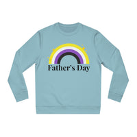 Thumbnail for Non Binary Pride Flag Sweatshirt Unisex Size - Father's Day Printify