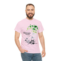 Thumbnail for SHAVA CO Aromantic Flag 2023 Pride, Chicago Unisex Heavy Cotton Tee - My Rainbow Is In My DNA Printify