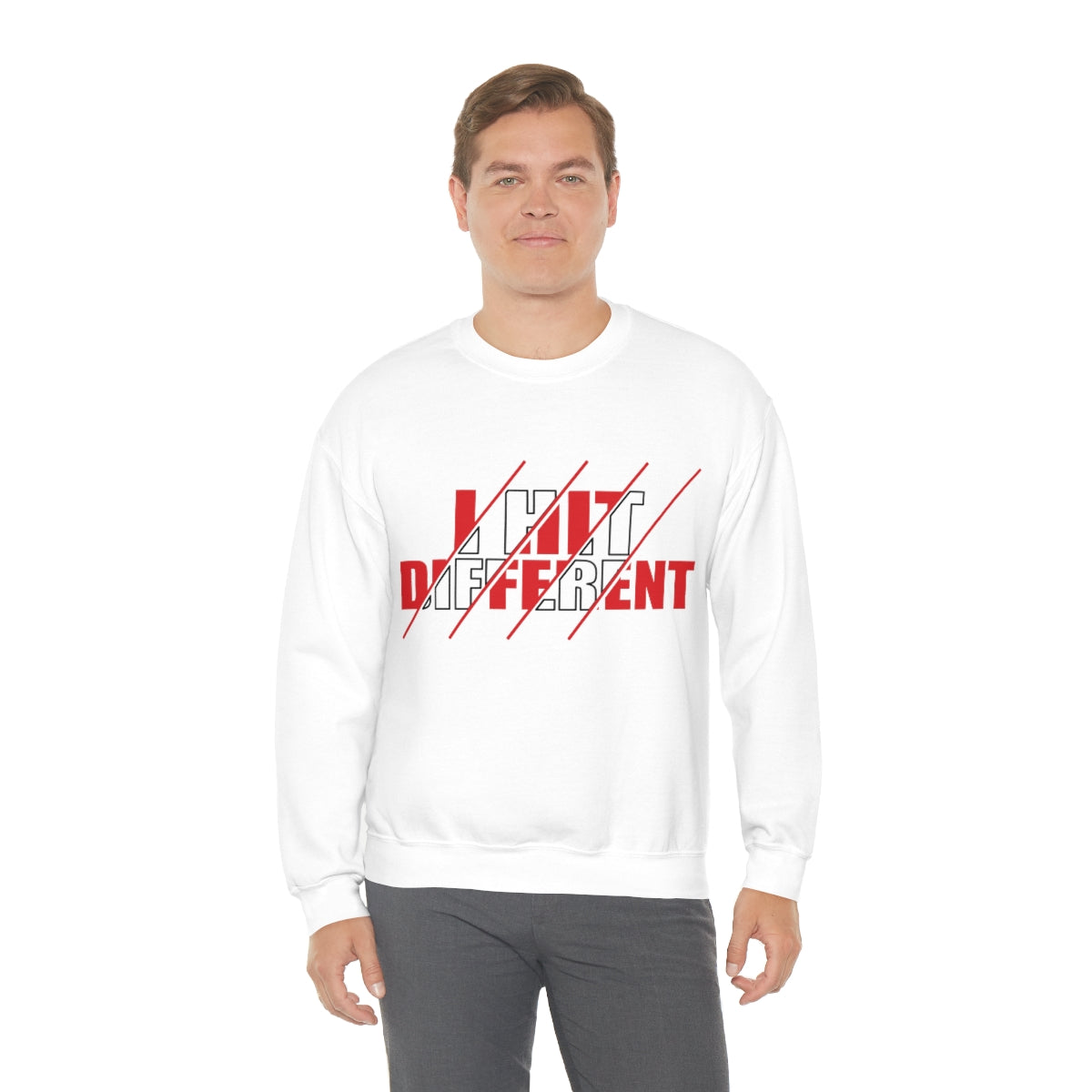Affirmation Feminist Pro Choice Sweatshirt Unisex  Size – I Hit Different Printify