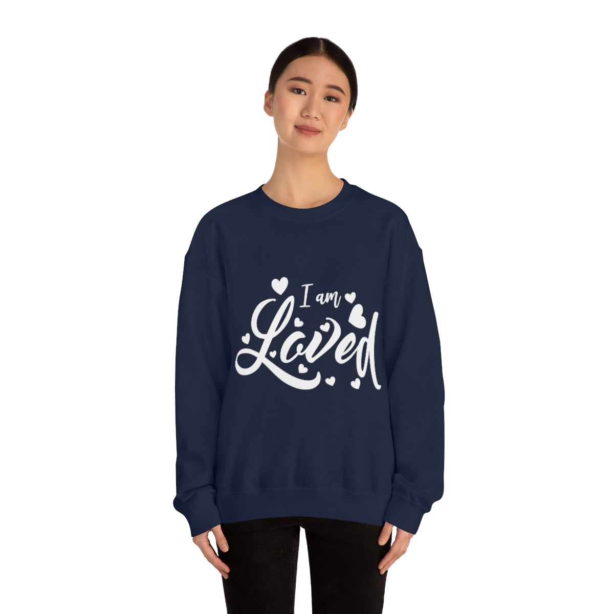 Affirmation Feminist Pro Choice Sweatshirt Unisex  Size – I am Loved Printify