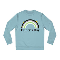 Thumbnail for Agender Pride Flag Sweatshirt Unisex Size - Father's Day Printify